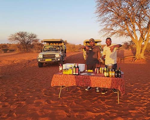 Namibia’s Kalahari Desert—home to red dunes, unique wildlife, and ancient cultures in one of Africa’s most serene and striking landscapes.