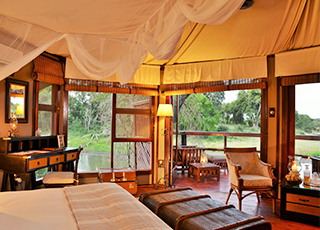 Hamiltons Tented Camp luxury suite