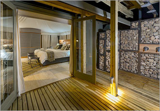 Luxury accommodation to return to at the end of a days wildlife viewing