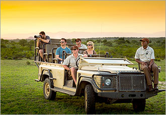 Game drives in search of the Big 5 at Ulusaba Safari Lodge