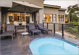 Refreshing pool for the African heat