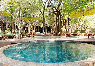 Relax poolside and take in the beautiful heat of the day